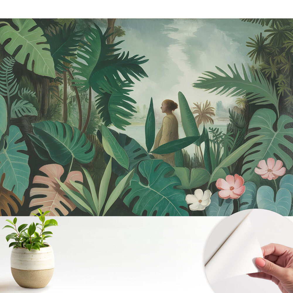 Fototapeta Tropikalna sceneria roślinna harmonia