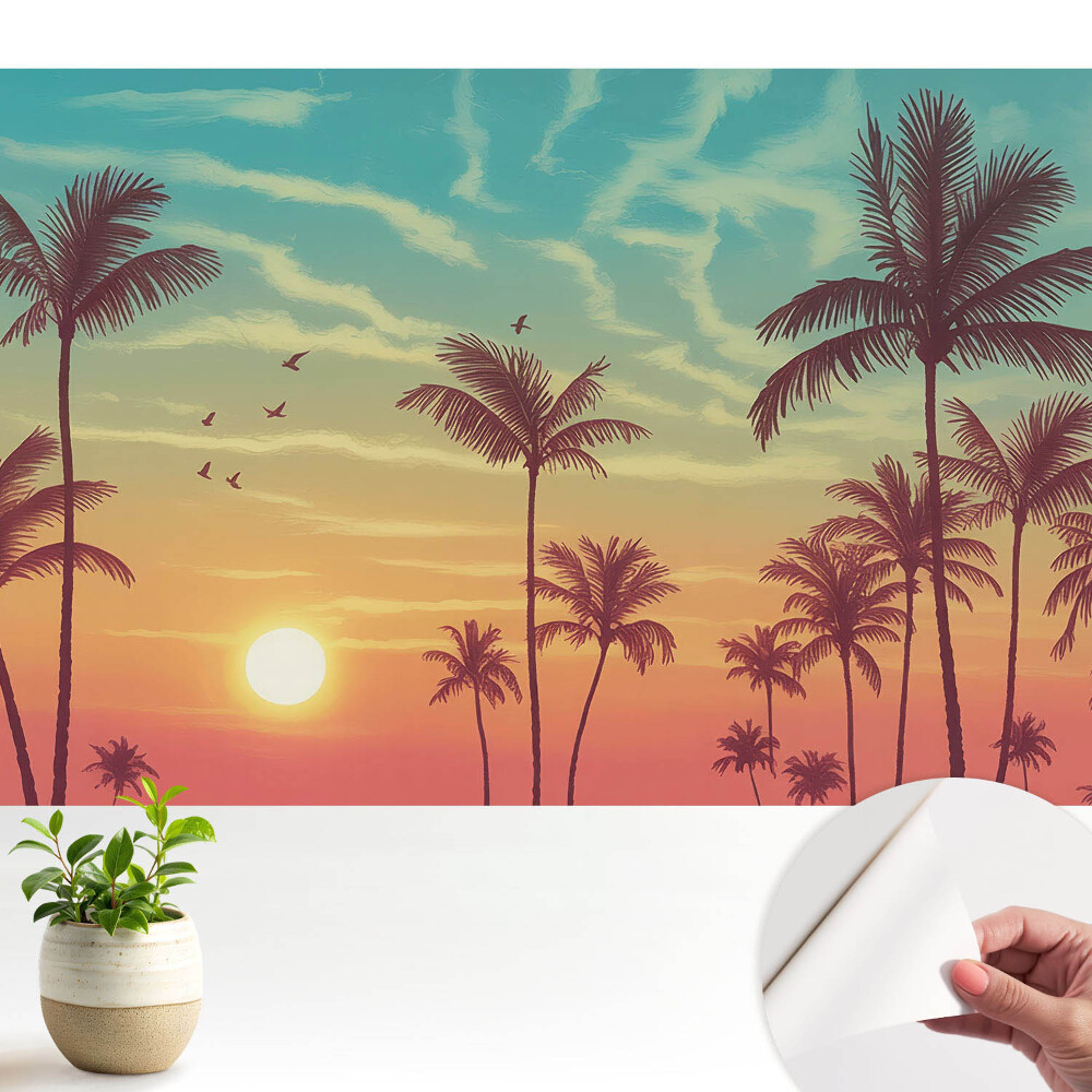 Fototapeta do salonu Palmy zachodnie wybrzeże spokój