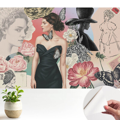 Tapeta fotograficzna samoprzylepna Elegancja i romantyzm w klasycznym stylu