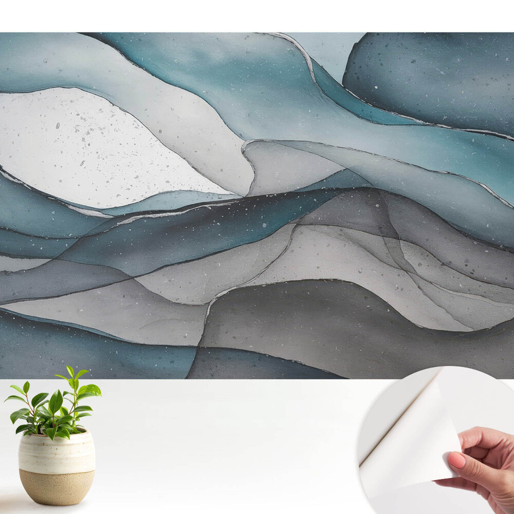 Nowoczesna fototapeta na wymiar Abstrakcyjne fale harmonii