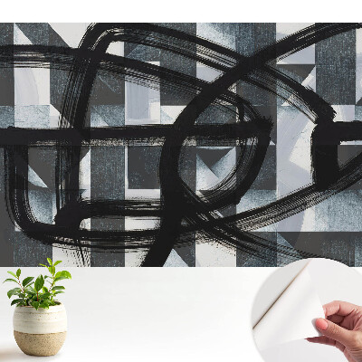 Fototapeta na wymiar do sypialni Abstrakcja dynamiczna kontrastowa