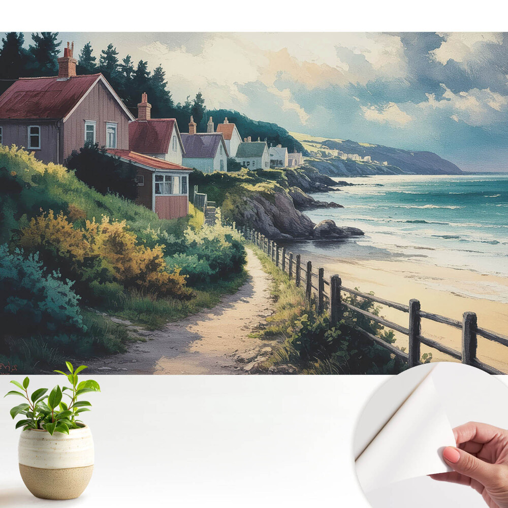 Fototapeta do salonu Nadmorska idyllaprzytulna i urokliwa