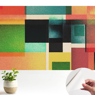 Fototapeta samoprzylepna do salonu Kolorowe geometryczne figury