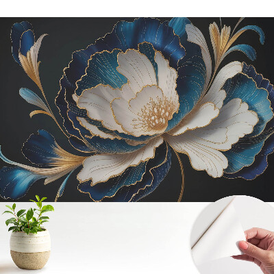 Fototapeta do salonu Duży kwiat elegancja i świeżość