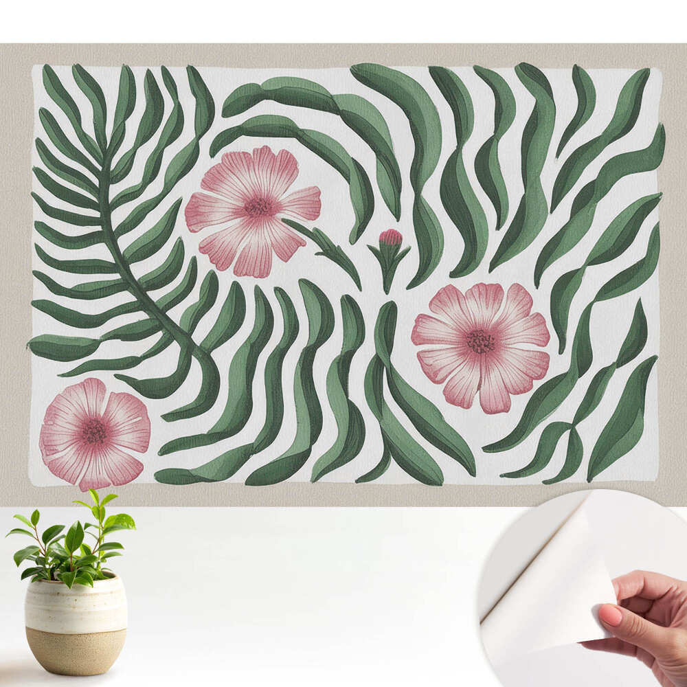 Fototapeta samoprzylepna do salonu Roślinna symetria elegancja natura