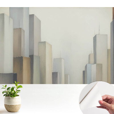 Fototapeta na wymiar do sypialni Nowoczesna panorama miasta