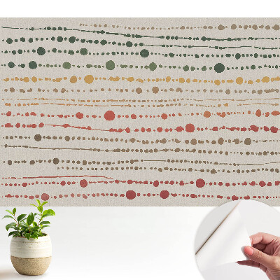 Nowoczesna fototapeta na wymiar Kolorowe linie i kropki