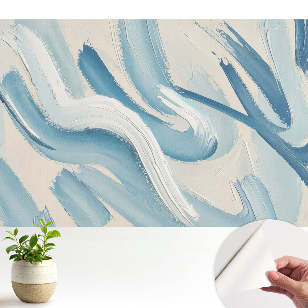 Fototapeta do salonu Niebieskie smugi abstrakcyjne tło