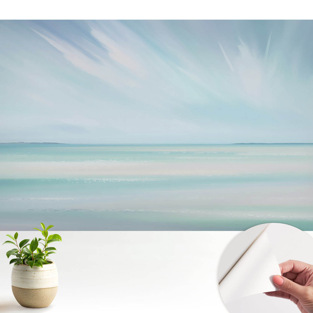 Fototapeta na wymiar do sypialni Pastelowe niebo i morze harmonia