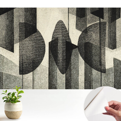 Fototapeta z nadrukiem samoprzylepna Abstrakcyjna geometria symetria przestrzeni