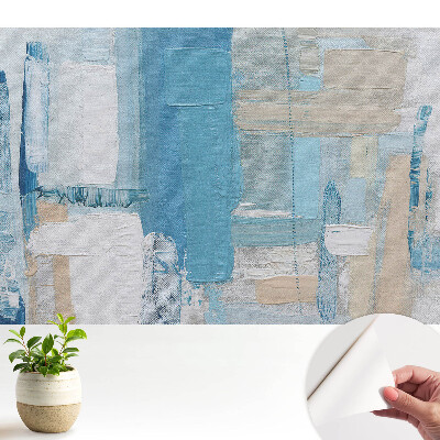 Nowoczesna fototapeta na wymiar Abstrakcyjny wzór niebiesko-beżowy