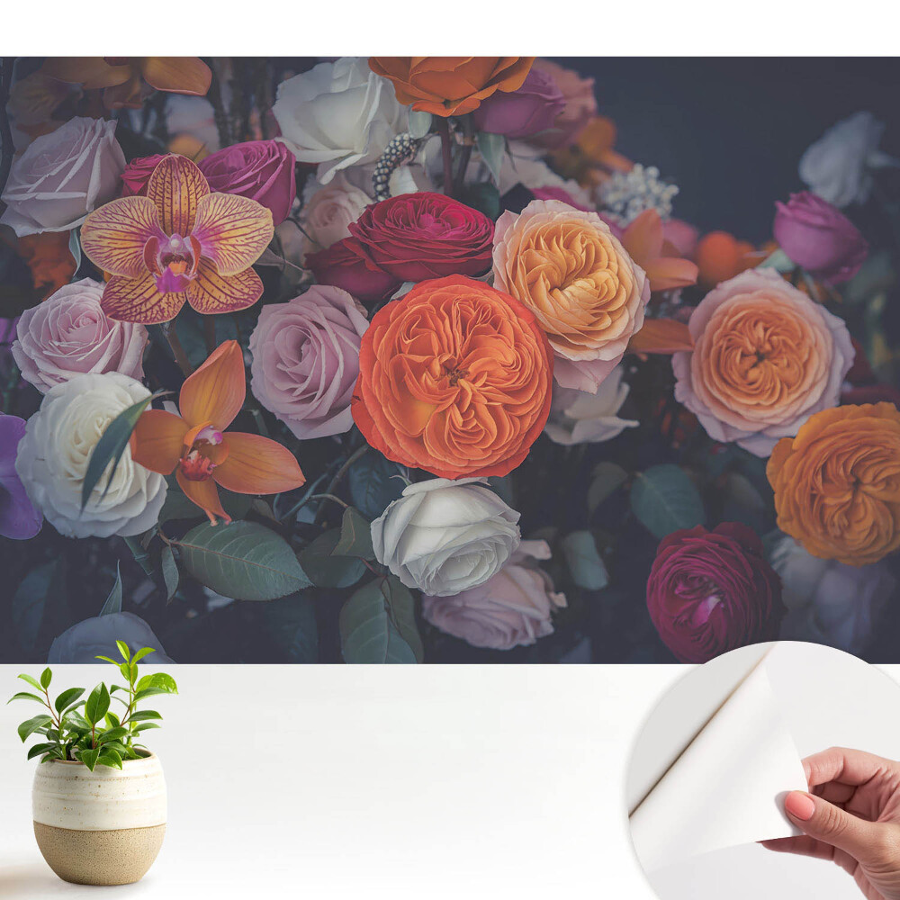 Fototapeta do salonu Kwiaty w harmonii