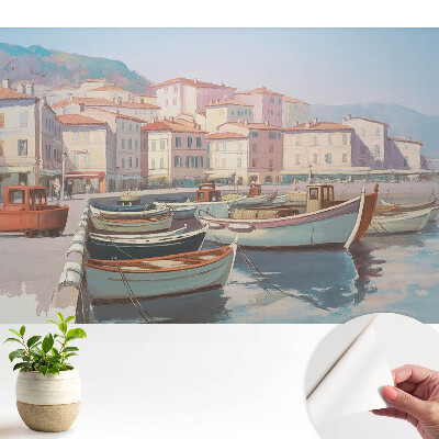 Fototapeta do salonu Klasyczna marina spokój symetria