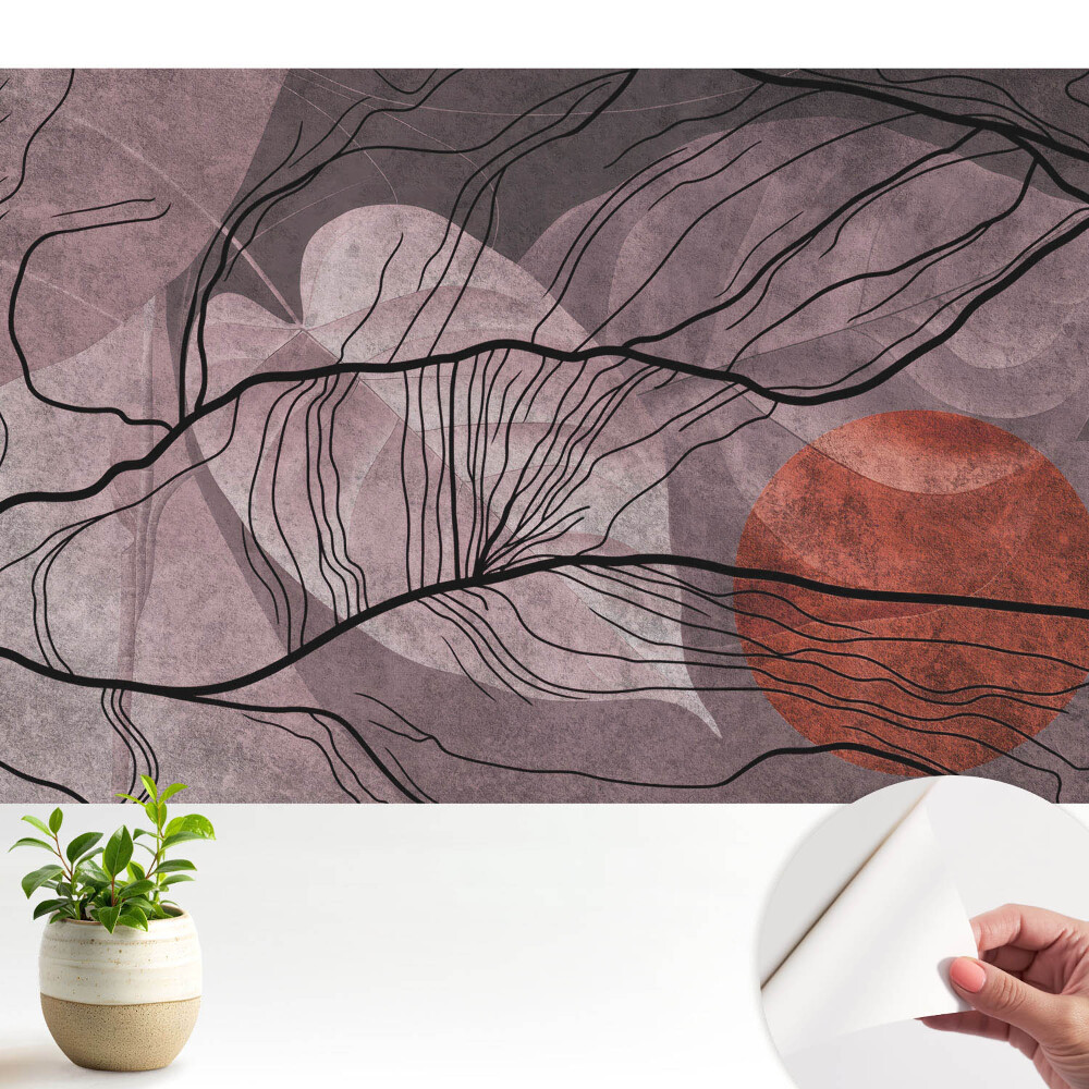 Fototapeta do salonu Abstrakcyjne linie dynamiczny okrąg