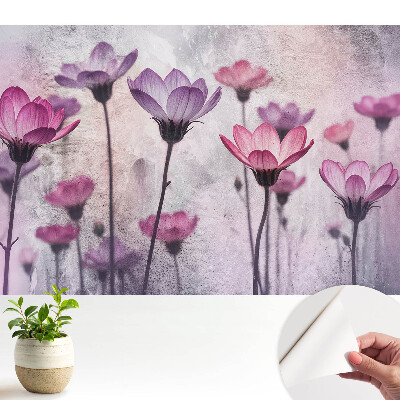 Fototapeta na wymiar do sypialni Urokliwe kwiaty w pastelach