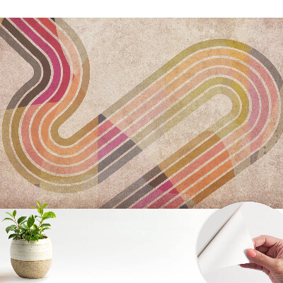 Fototapeta samoprzylepna do salonu Kolorowe linie abstrakcyjna forma