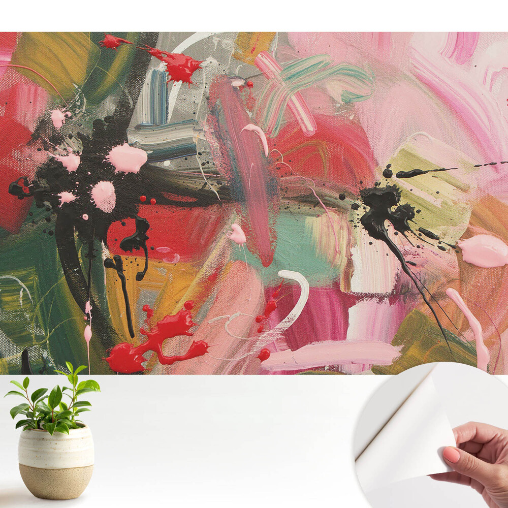 Tapeta fotograficzna samoprzylepna Dynamiczna abstrakcja pełna ekspresji