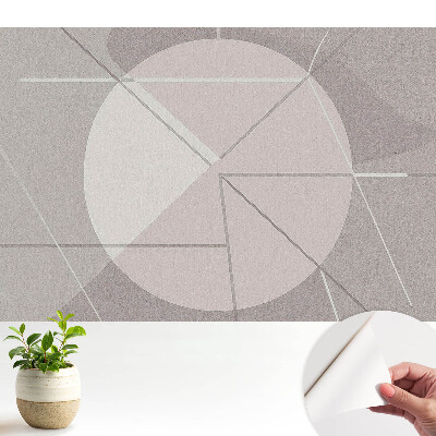 Fototapeta na wymiar do sypialni Geometryczna abstrakcja w stonowanych barwach