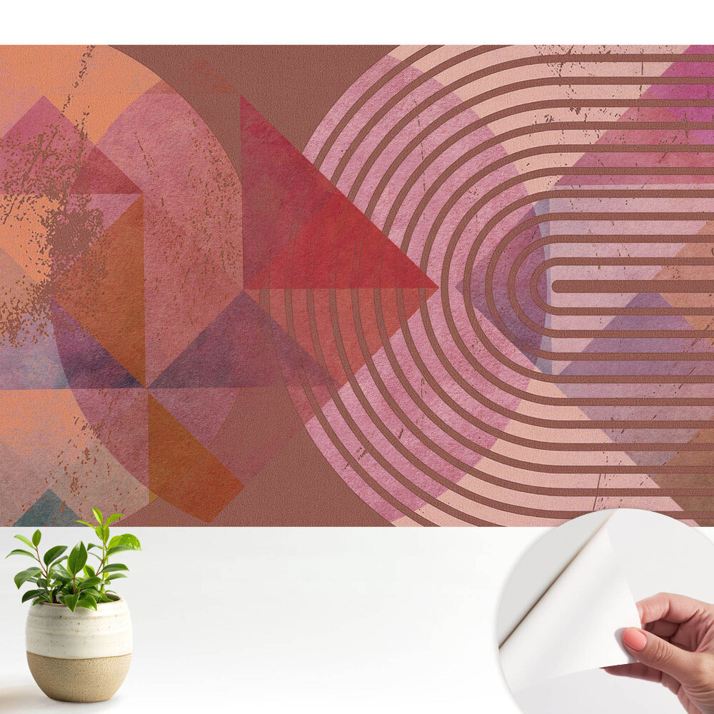 Tapeta fotograficzna samoprzylepna Geometryczna energia koloru