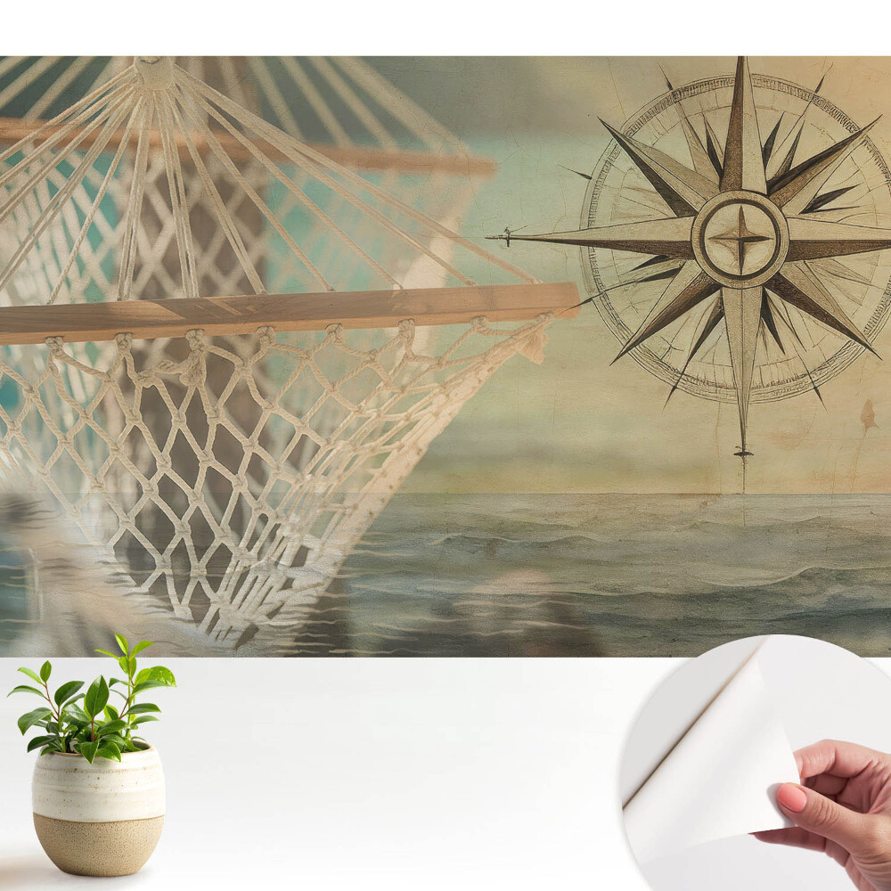 Fototapeta z nadrukiem samoprzylepna Nostalgiczny motyw marynistyczny