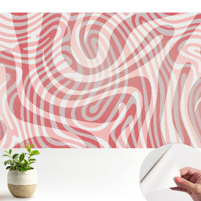 Nowoczesna fototapeta na wymiar Abstrakcyjne fale kontrastowe