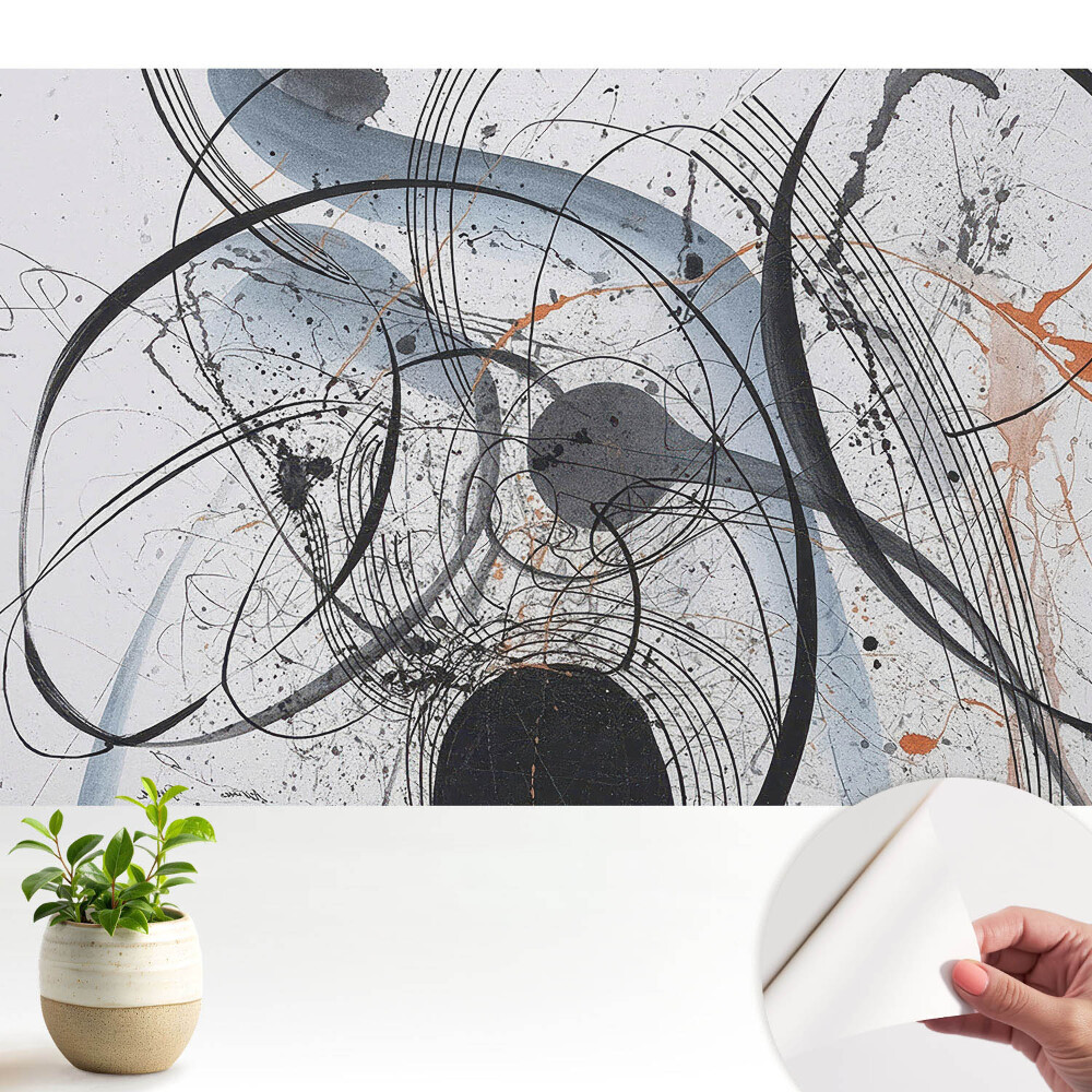 Tapeta fotograficzna samoprzylepna Abstrakcyjne linie kompozycja rozproszona