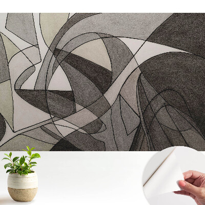 Fototapeta do salonu Abstrakcyjny chaos form i linii