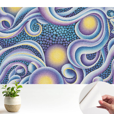 Fototapeta na wymiar do sypialni Abstrakcyjne kolorowe wiry