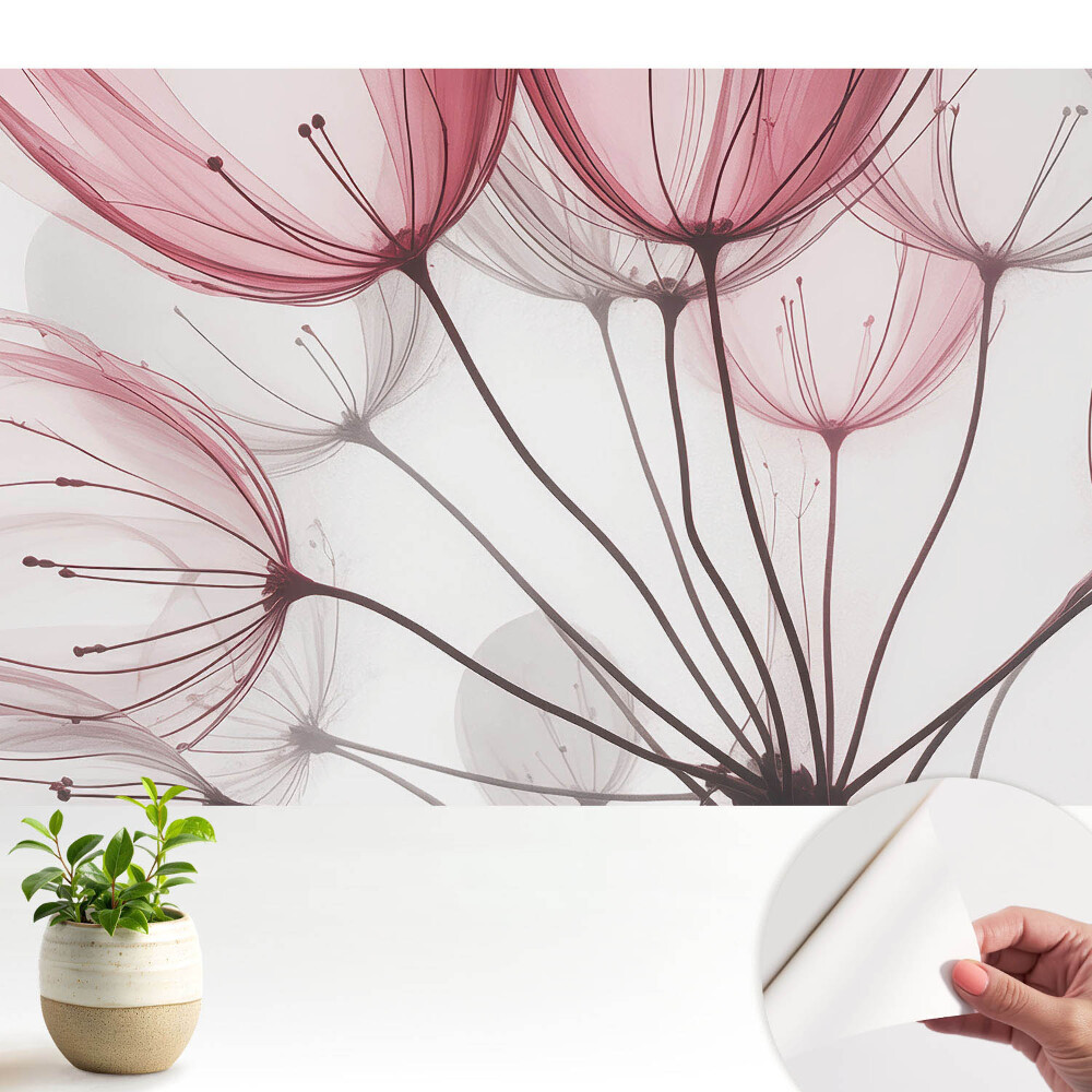 Fototapeta na wymiar do sypialni Eteryczne kwiaty elegancka łąka