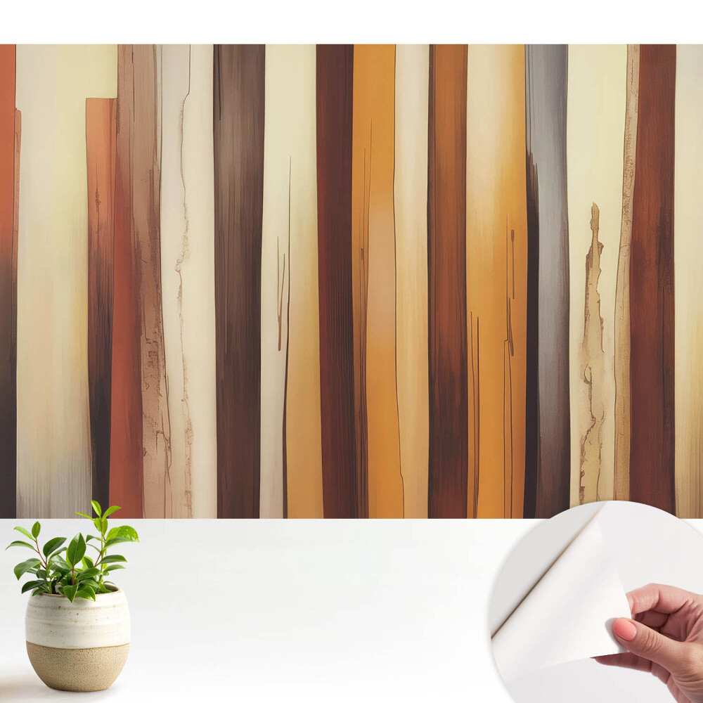 Fototapeta Ciepłe odcienie pionowych pasów
