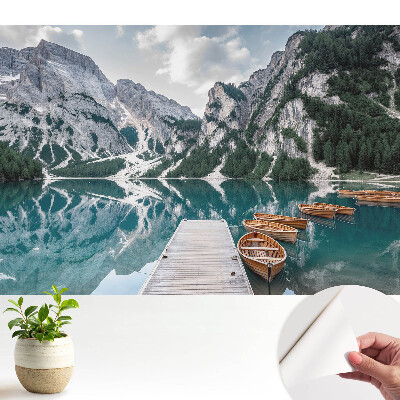 Fototapeta do salonu Relaks przy górskim jeziorze
