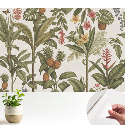 Fototapeta na wymiar do sypialni Tropikalne klimatyczny wzór