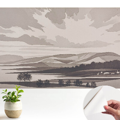 Fototapeta na wymiar do sypialni Pejzaż górski spokojna harmonia natury