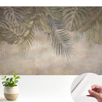 Tapeta fotograficzna samoprzylepna Egzotyczna elegancja w naturalnych odcieniach