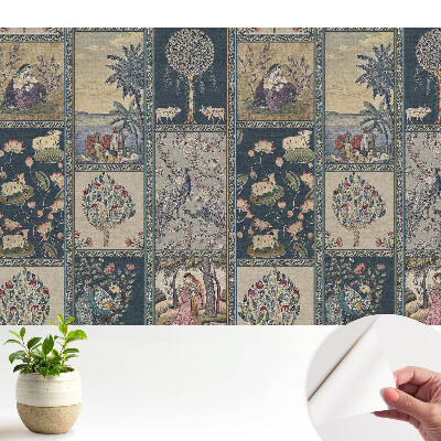 Fototapeta na wymiar do sypialni Klasyczny patchwork natury