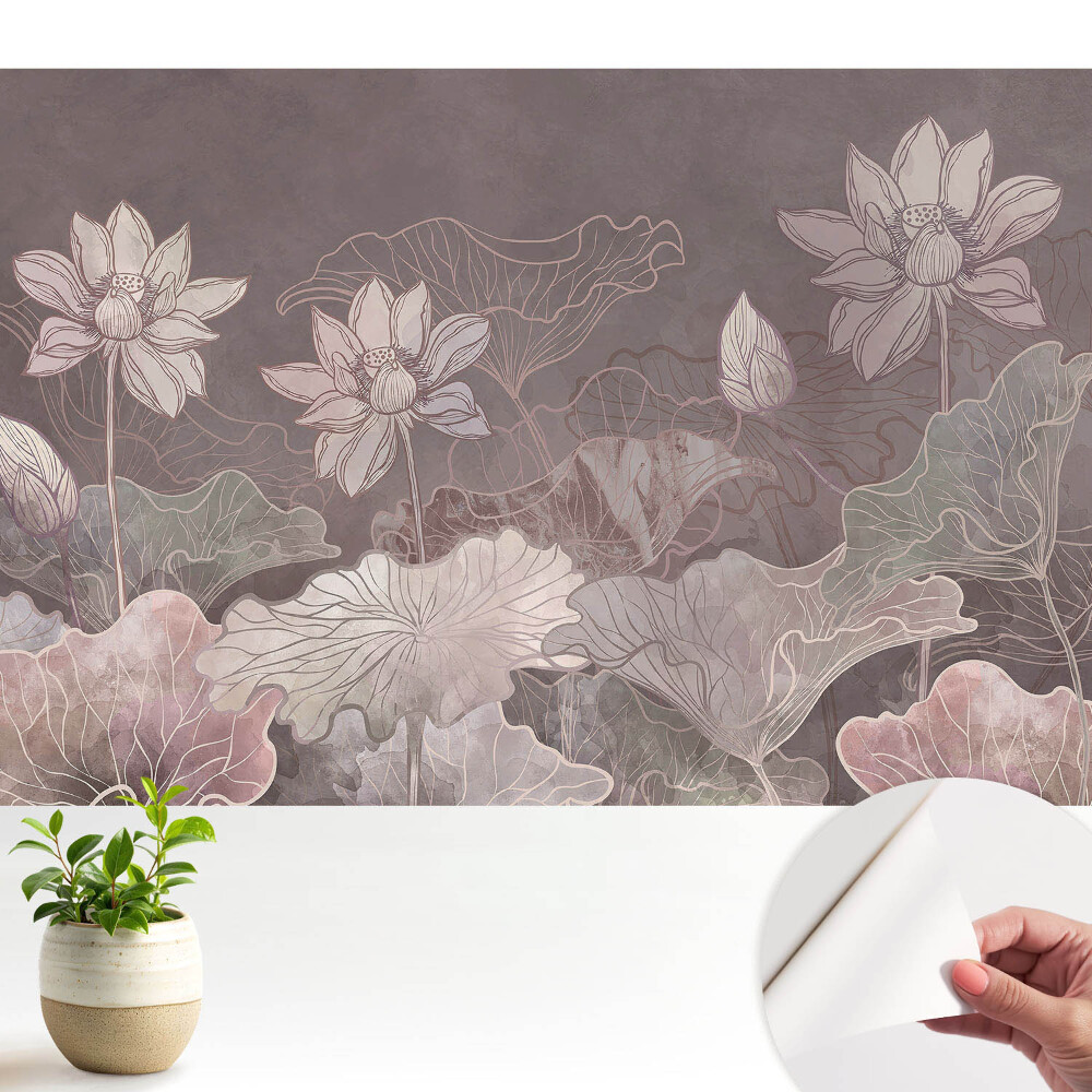 Fototapeta Kwiaty lotosu elegancja natury