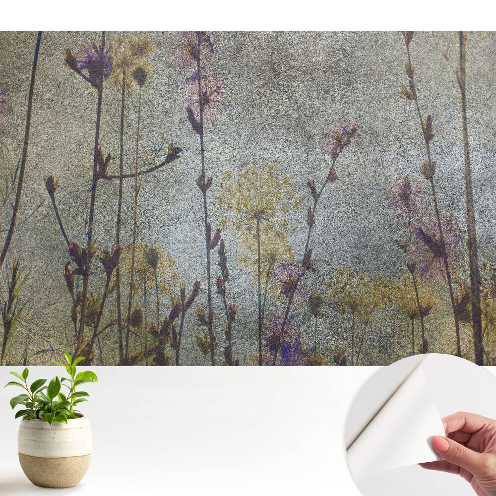 Fototapeta samoprzylepna do salonu Eteryczne kwiaty polne