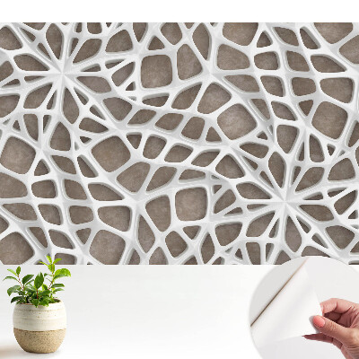 Tapeta fotograficzna samoprzylepna Koronkowa struktura przestrzenna nowoczesna