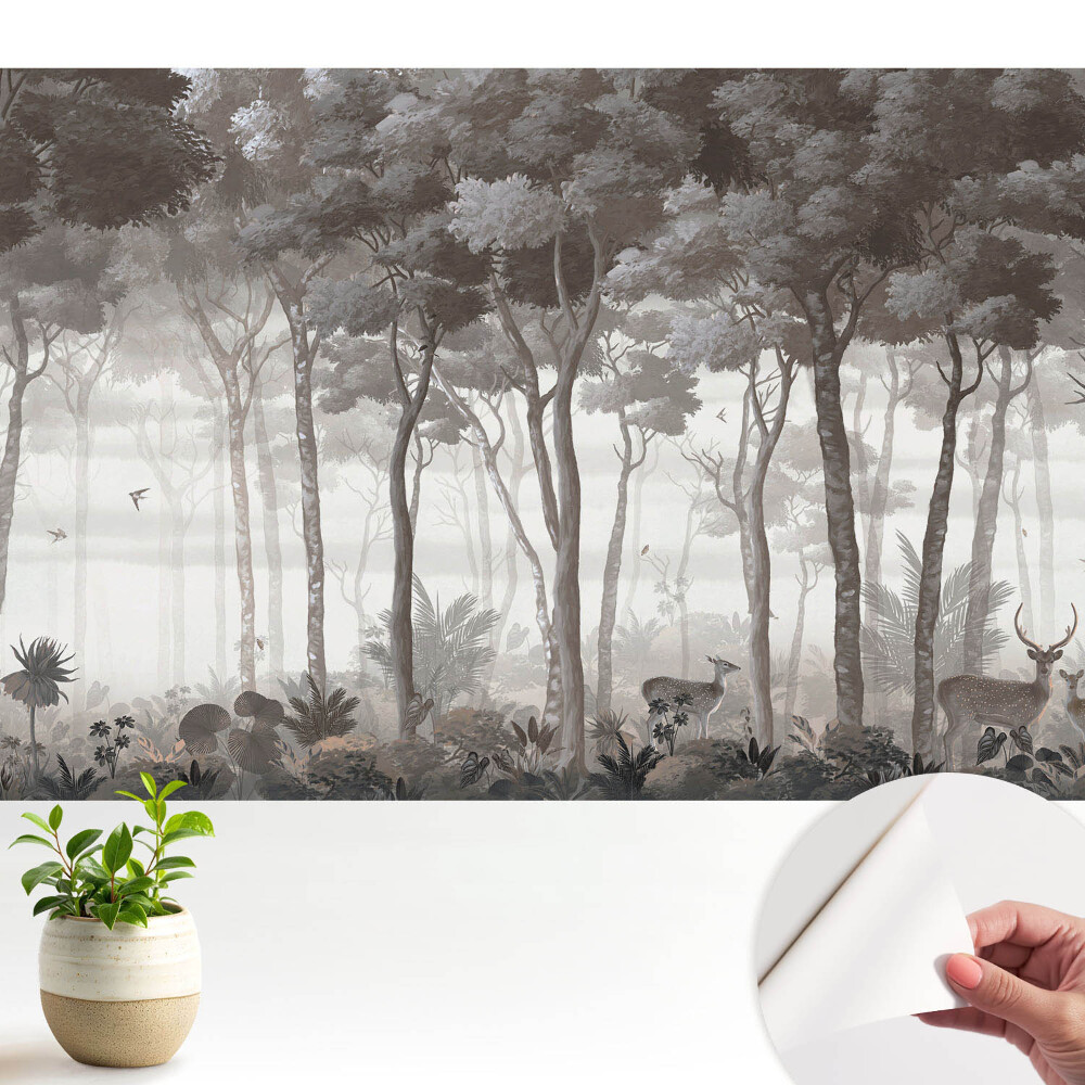 Tapeta fotograficzna samoprzylepna Leśna kraina spokoju