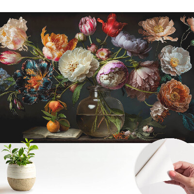 Fototapeta na wymiar do sypialni Kwiatowa kompozycja w wazonie