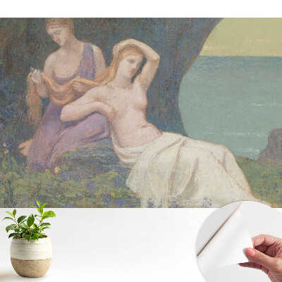 Fototapeta z nadrukiem samoprzylepna Kobiety na plaży