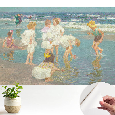 Fototapeta do salonu Dzieci nad morzem lata dzieciństwa