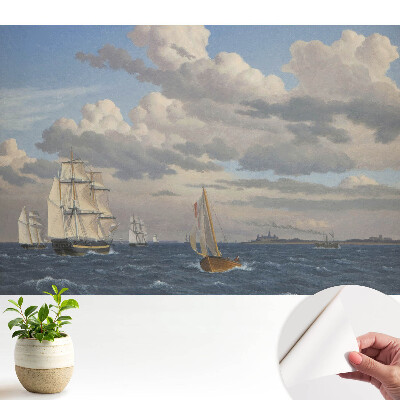 Tapeta fotograficzna samoprzylepna Żaglowce i morze