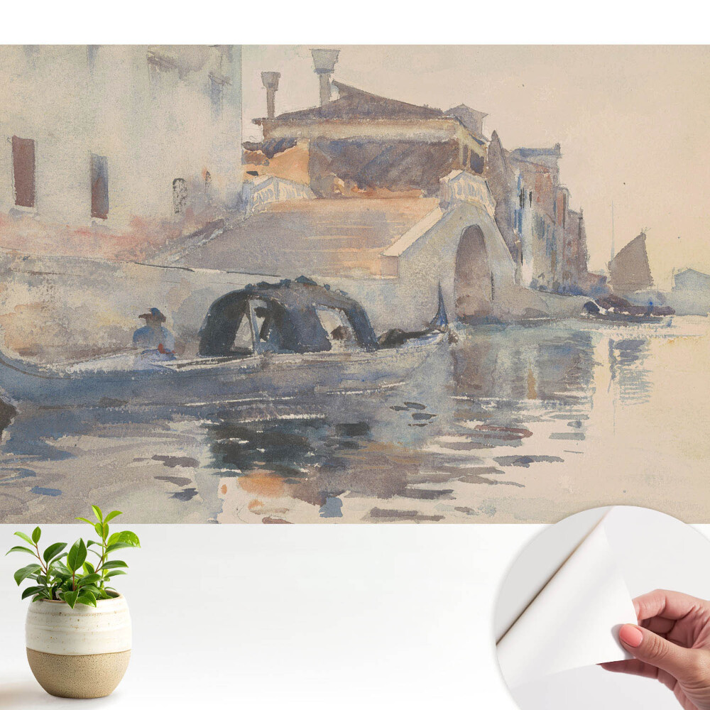 Nowoczesna fototapeta na wymiar Akwarelowa sceneria Wenecja harmonia wody