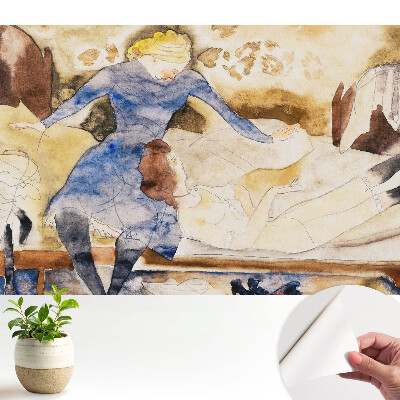 Tapeta fotograficzna samoprzylepna Romantyczna scena w pastelowych barwach