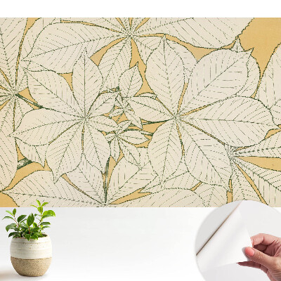 Fototapeta do salonu Styl minimalizm harmonia liście przytulność