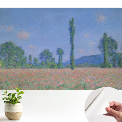 Fototapeta do salonu Impresjonistyczny krajobraz z topolami