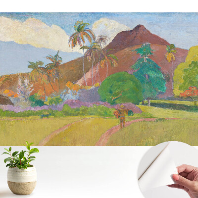 Tapeta fotograficzna samoprzylepna Tropikalny krajobraz z palmami