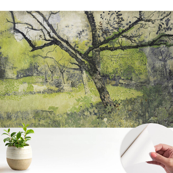 Tapeta fotograficzna samoprzylepna Zielona przestrzeń w parku drzewo