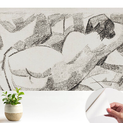 Nowoczesna fototapeta na wymiar Leżąca postać impresjonistyczny styl spokojny klimat